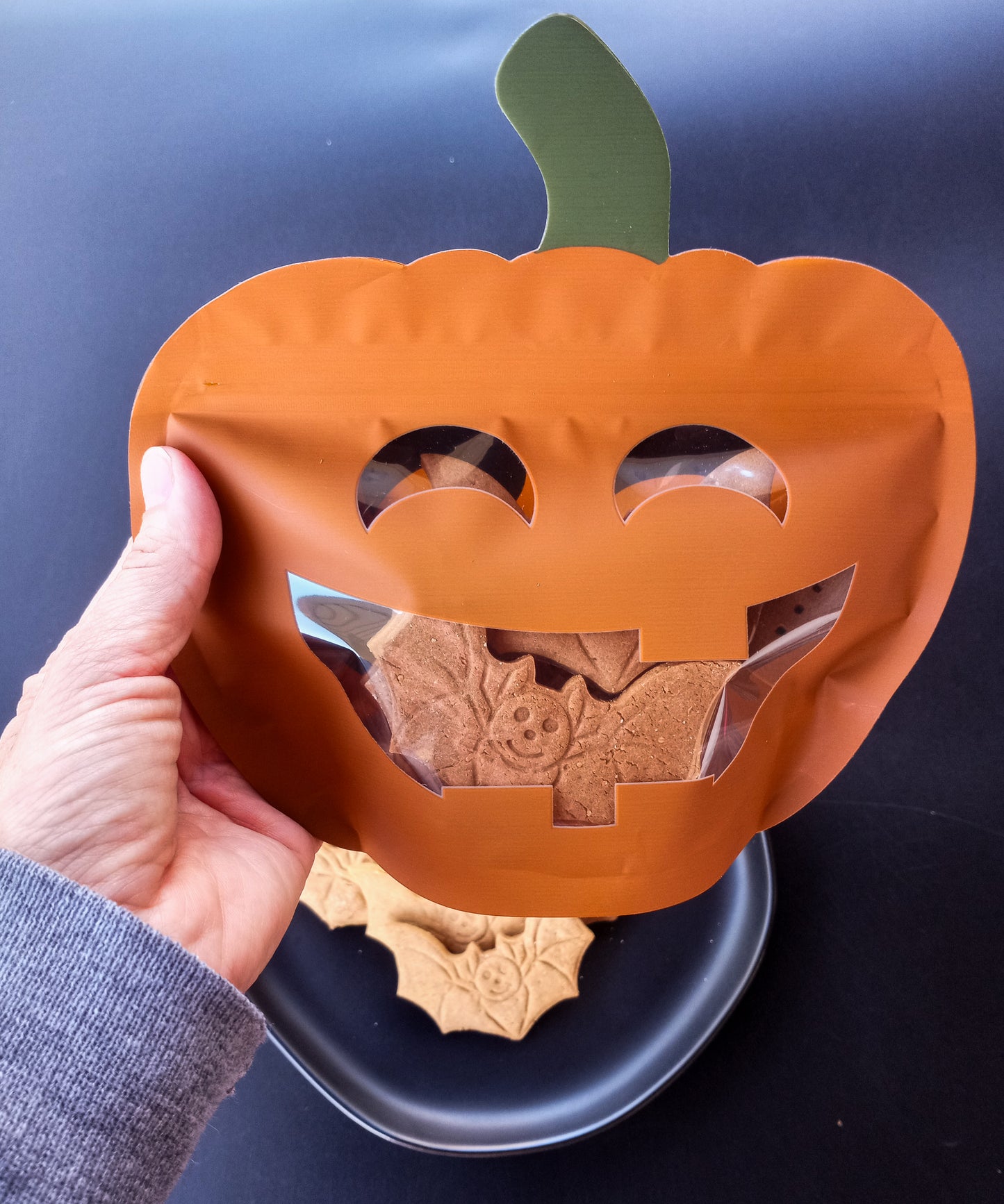 Carob PB Bat Cookies