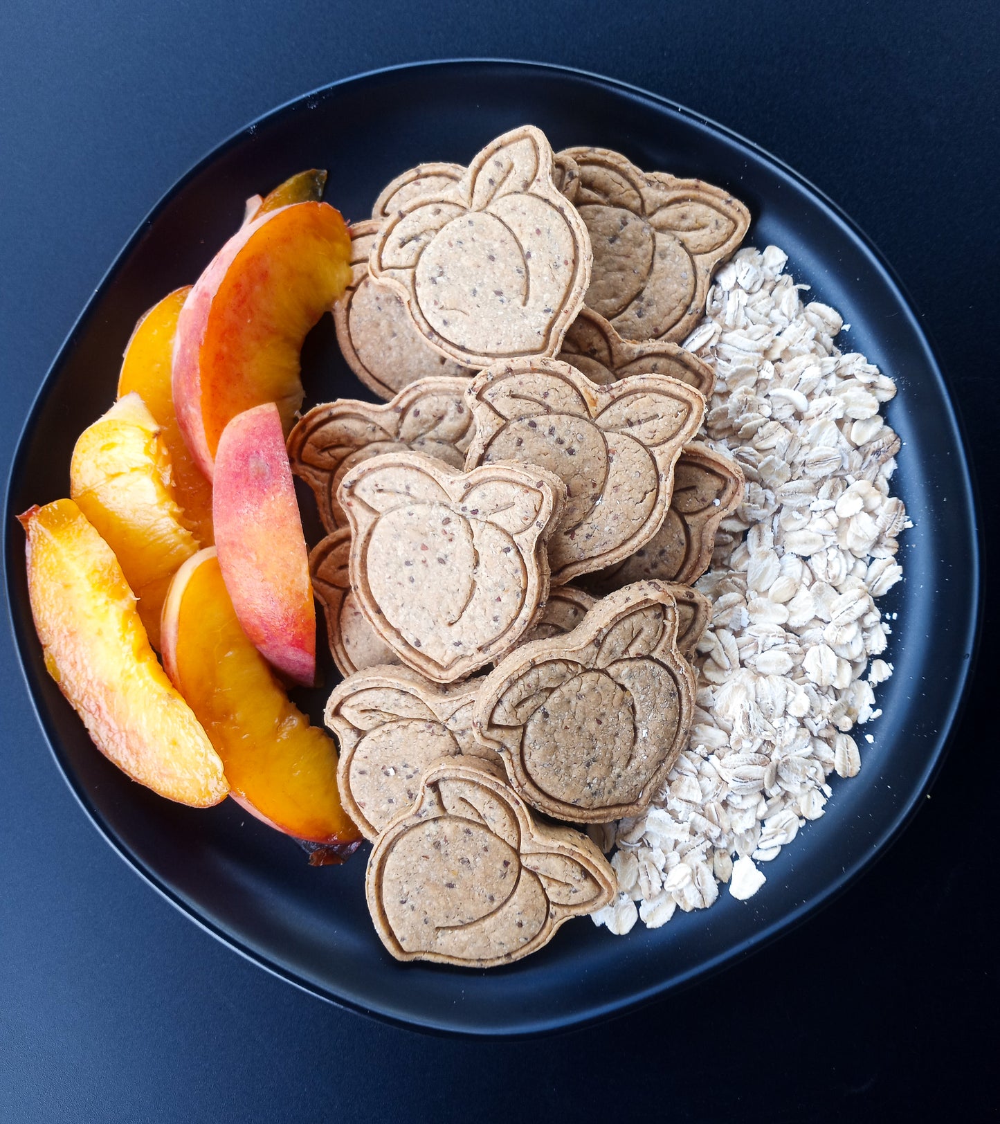 Peach Crisp Biscuits