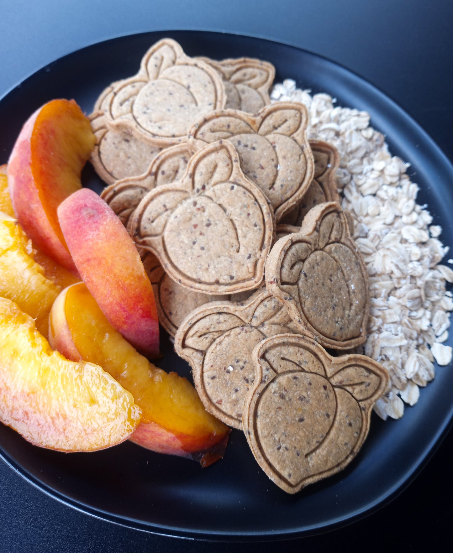 Peach Crisp Biscuits