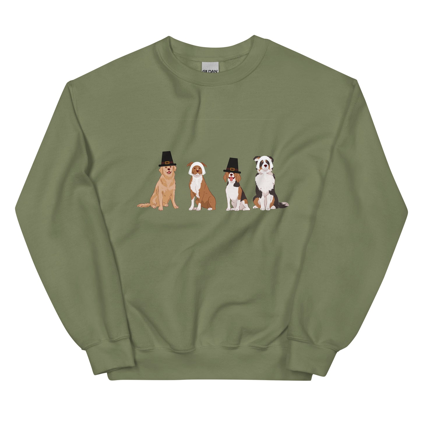 Puppy Pilgrims Unisex Sweatshirt
