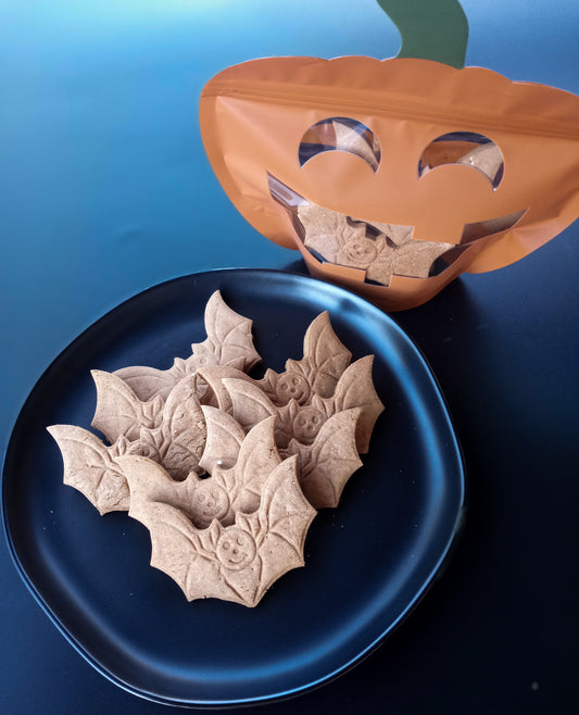 Carob PB Bat Cookies