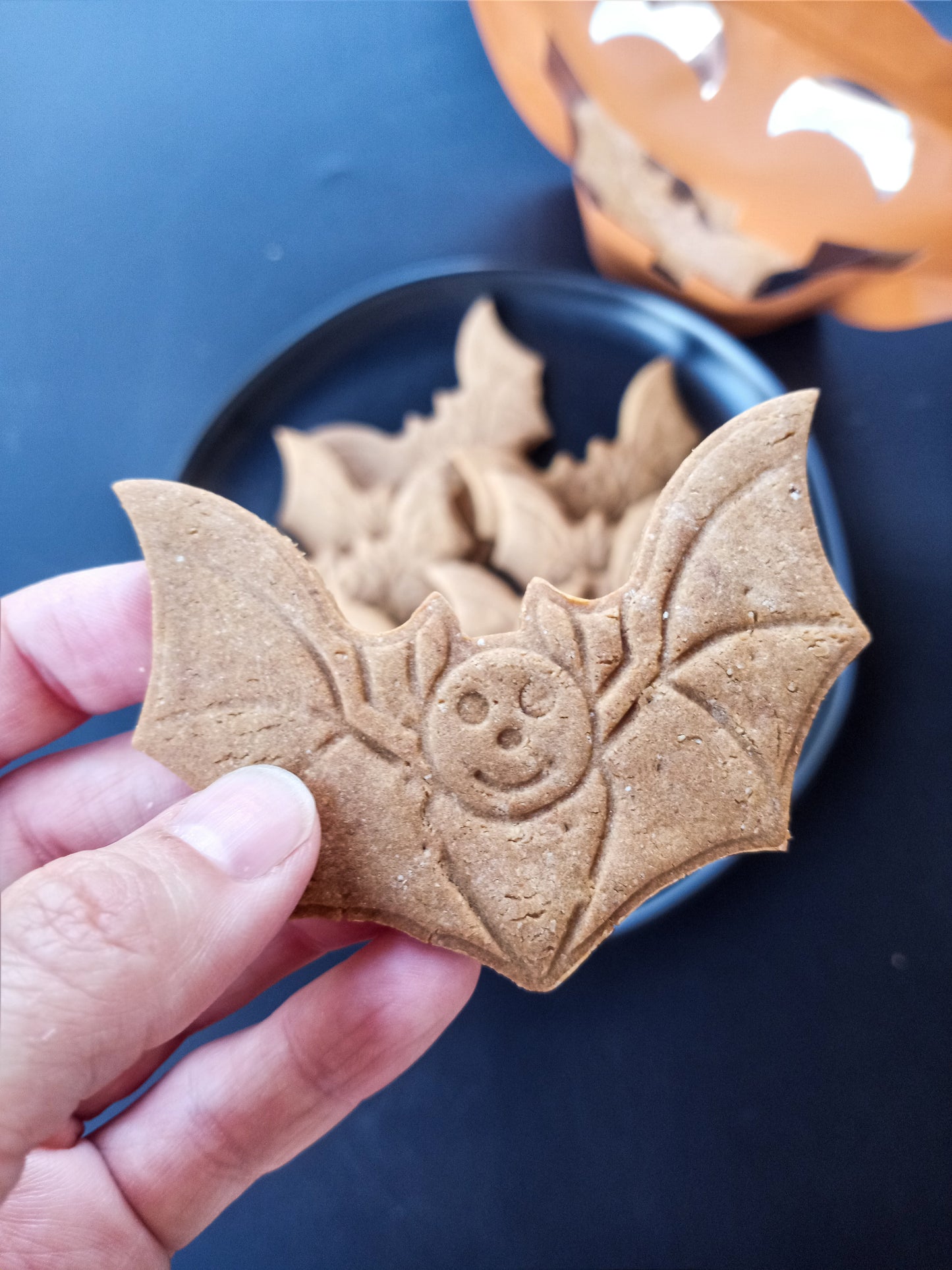 Carob PB Bat Cookies