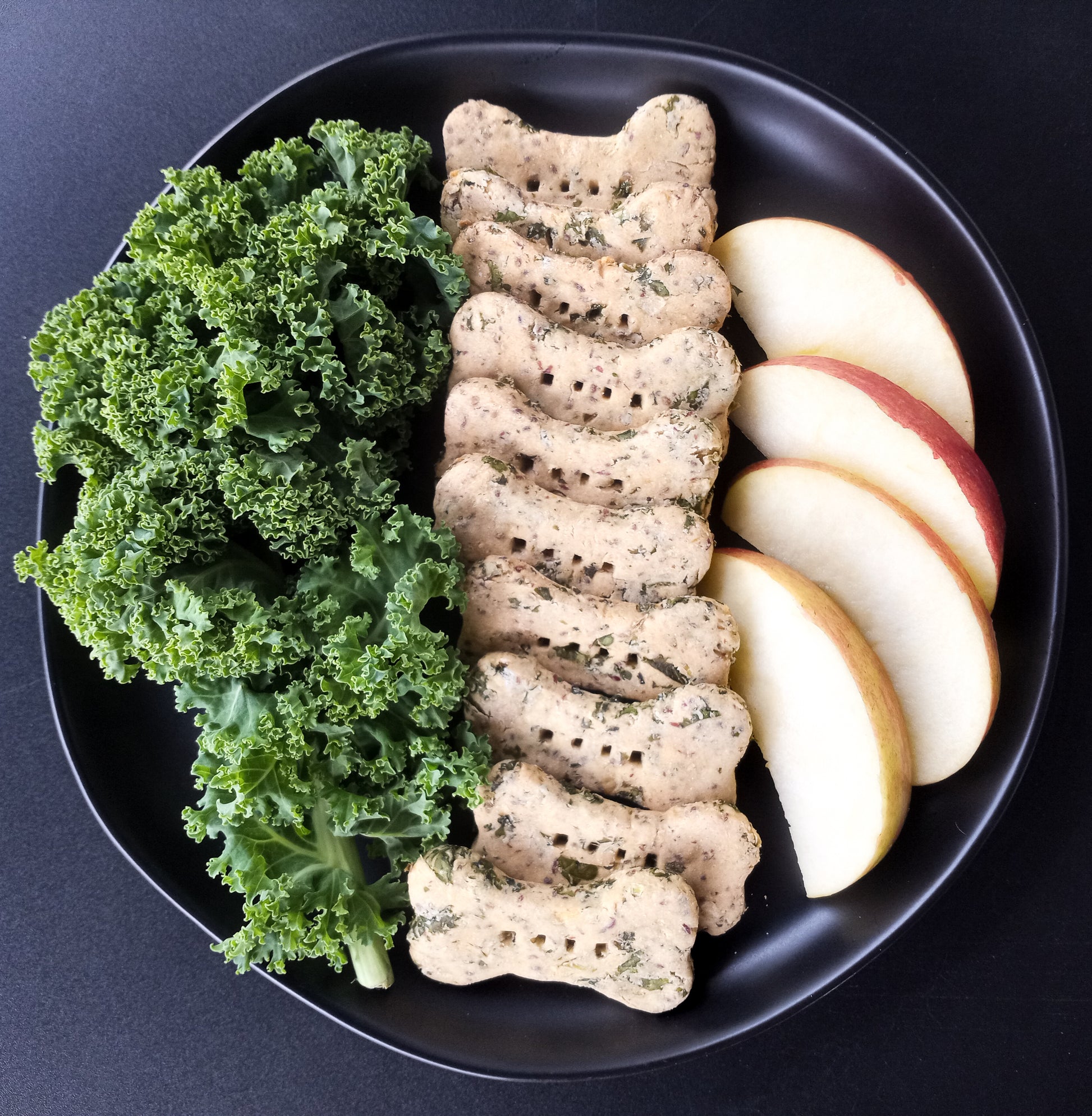 Kale & Apple Biscuits