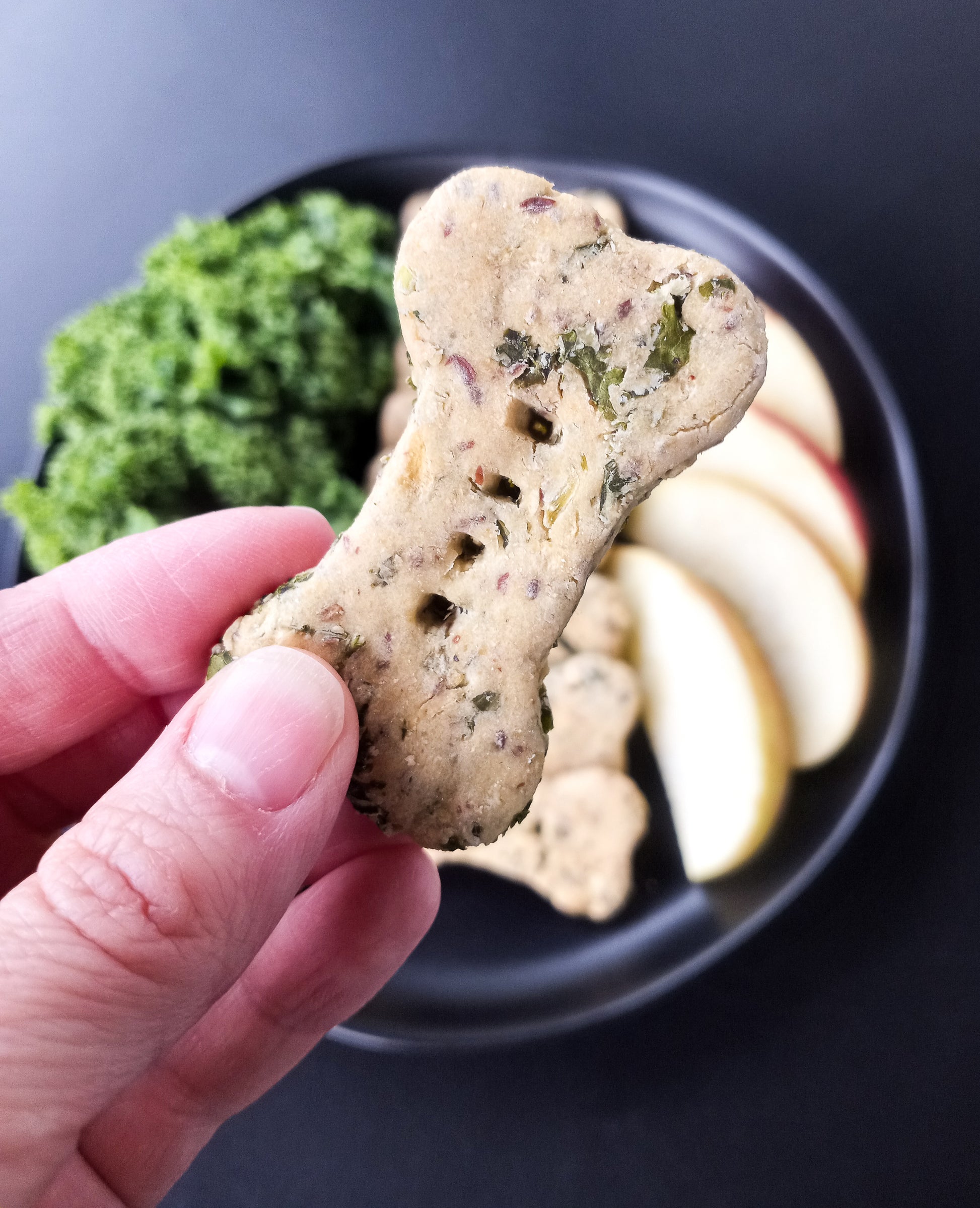 Kale & Apple Biscuits