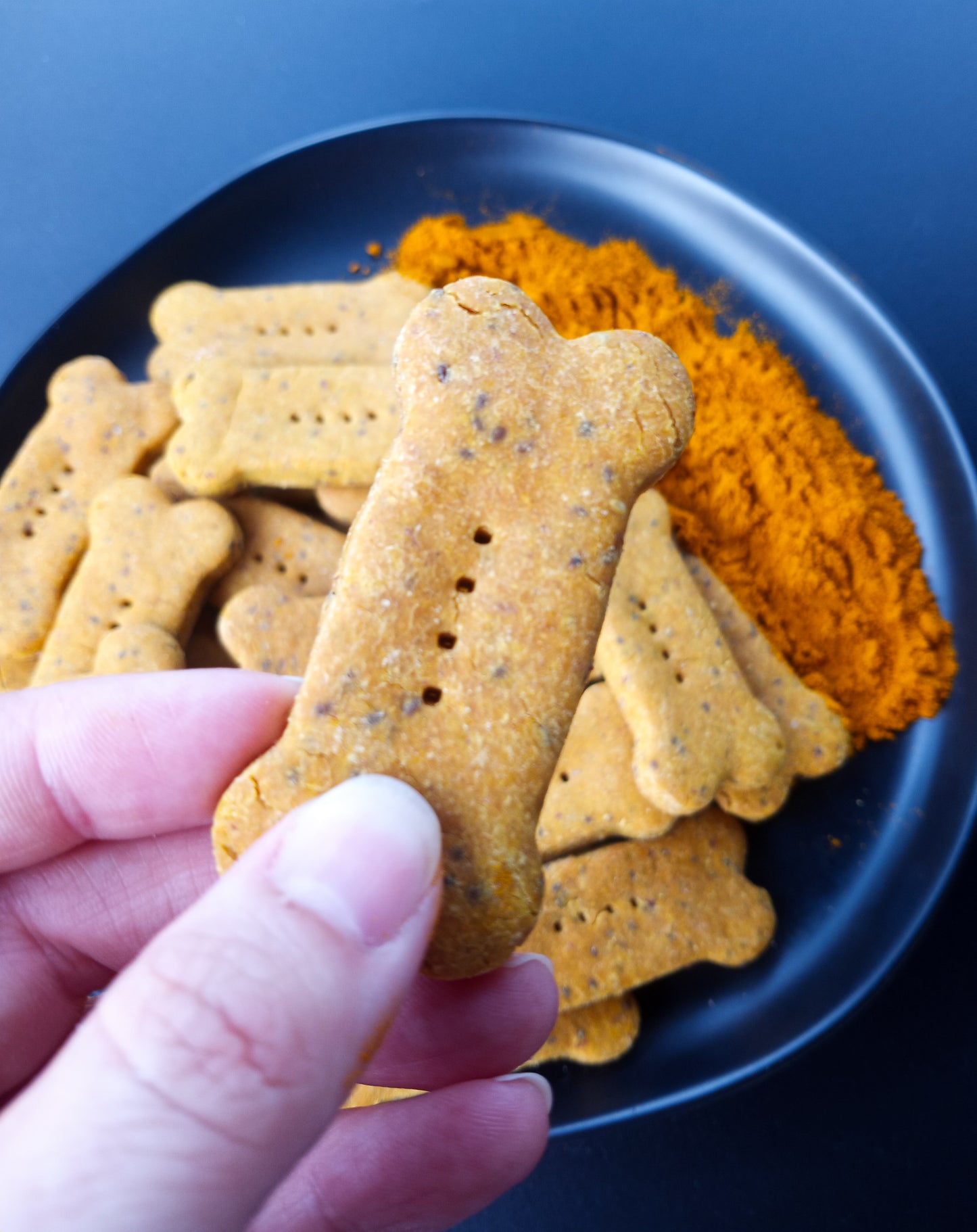 PB Turmeric Biscuits