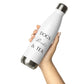 Dogs Books & Tea Stainless Steel Water Bottle