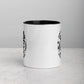 Wicked Witch and Her Pack of Dogs black and white mug