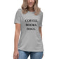 Coffee. Books. Dogs. Women's Relaxed T-Shirt