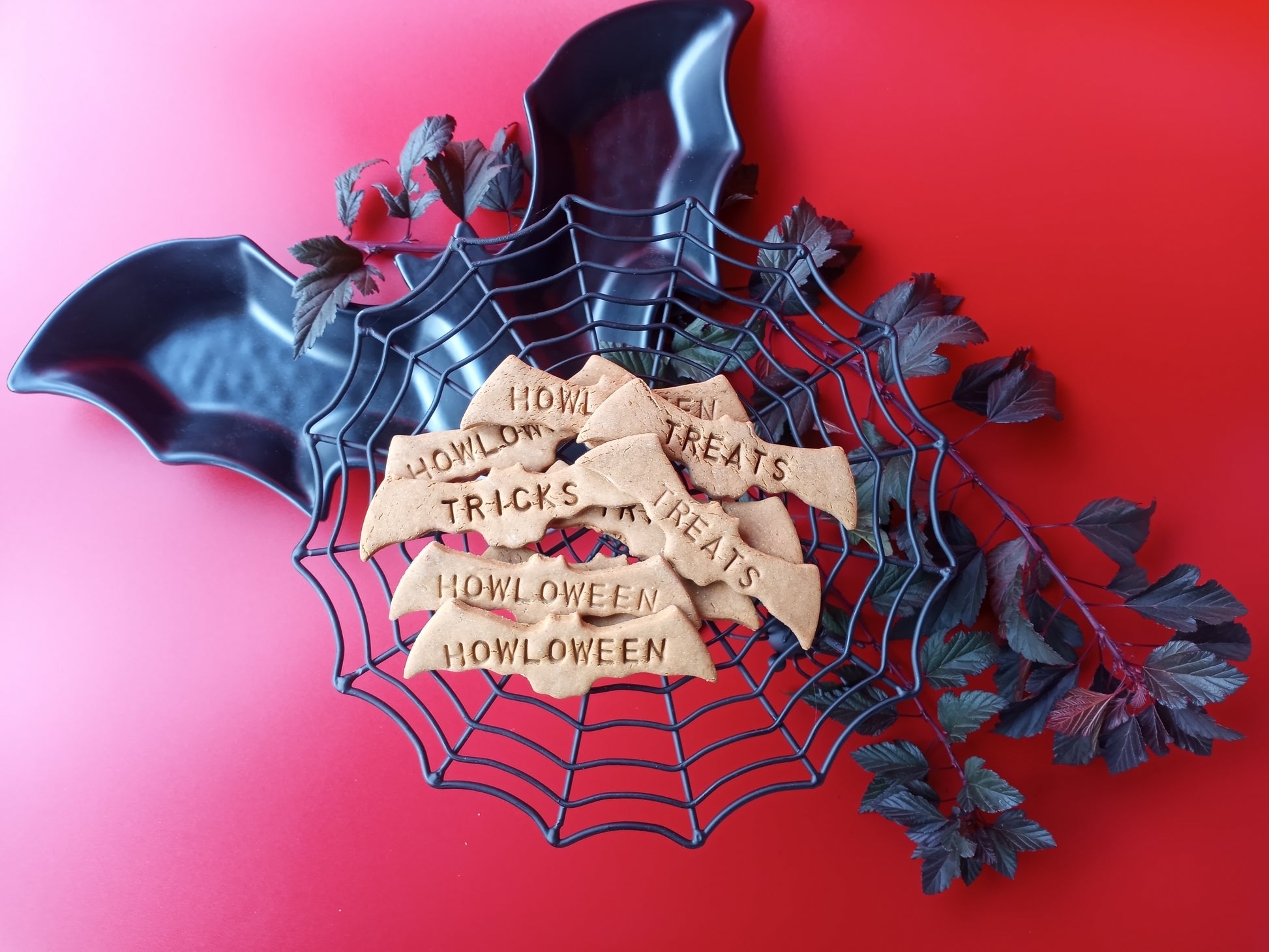 Carob PB Bat Cookies