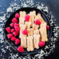 Raspberry Coconut Biscuits